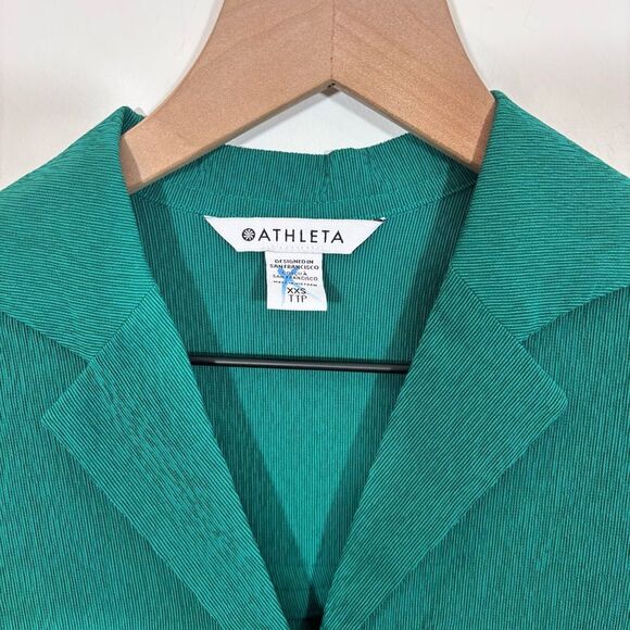 Athleta Echo Top NEW with tags Size XXS Textured Green - Picture 9 of 13